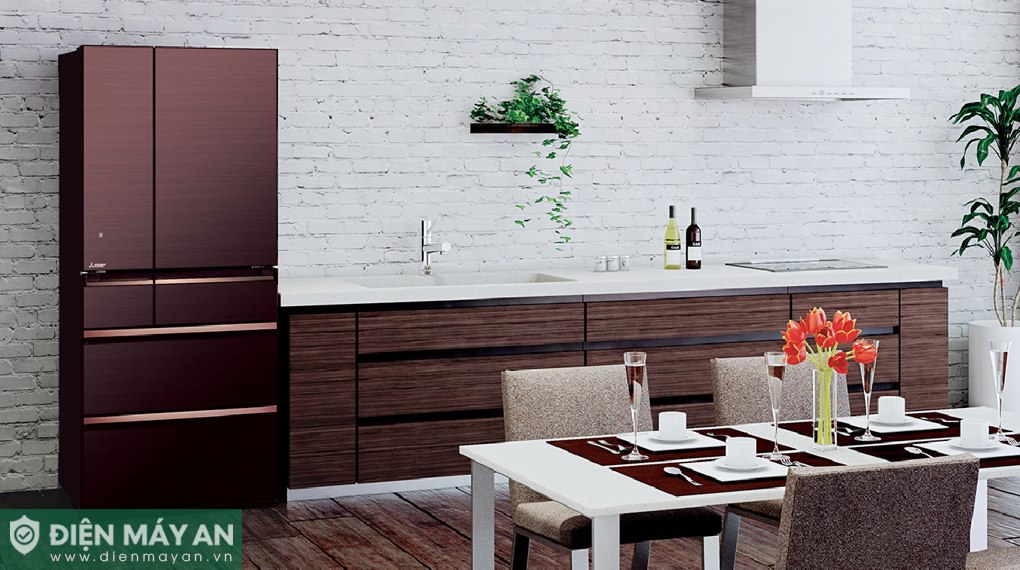 Tủ lạnh Mitsubishi Electric Inverter 506 lít Multi Door MR-WX52D-BR-V